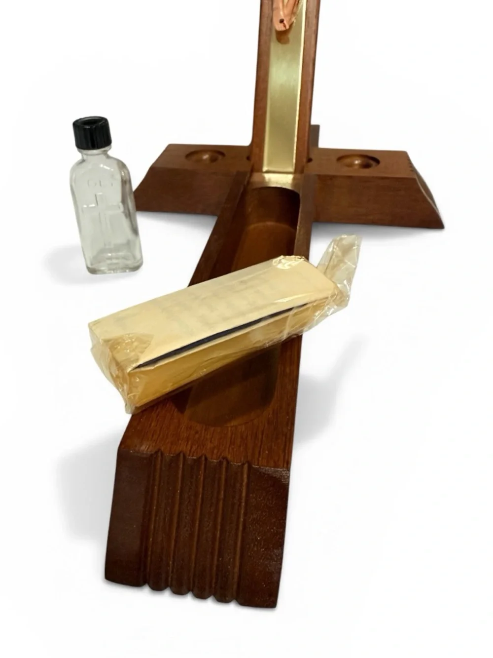 Vintage Last Rights Crucifix Sacrament Set From the 1960’s